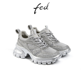 YA932 休闲鞋 银海生花 银色老爹鞋 fed厚底鞋 新款 D0423 夏季 女款