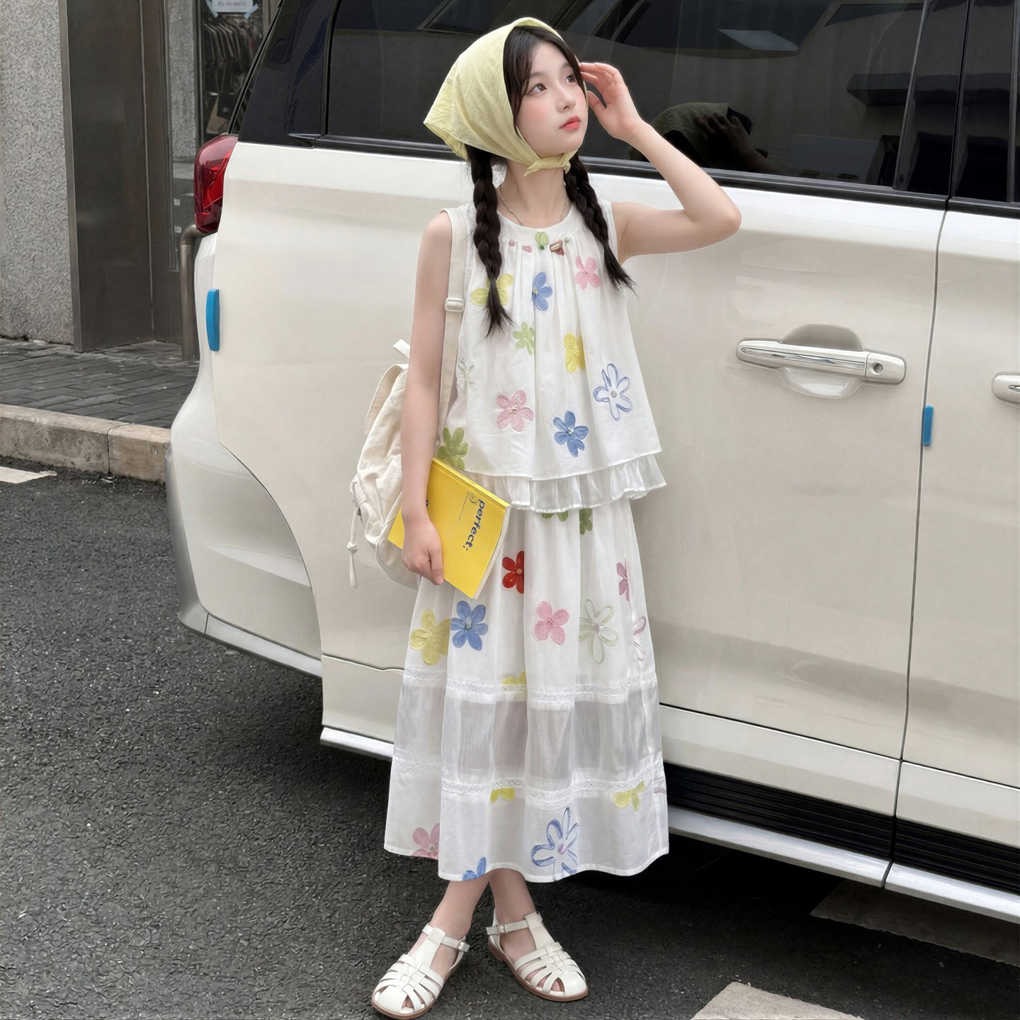 2026新款女大童夏季韩系套裙