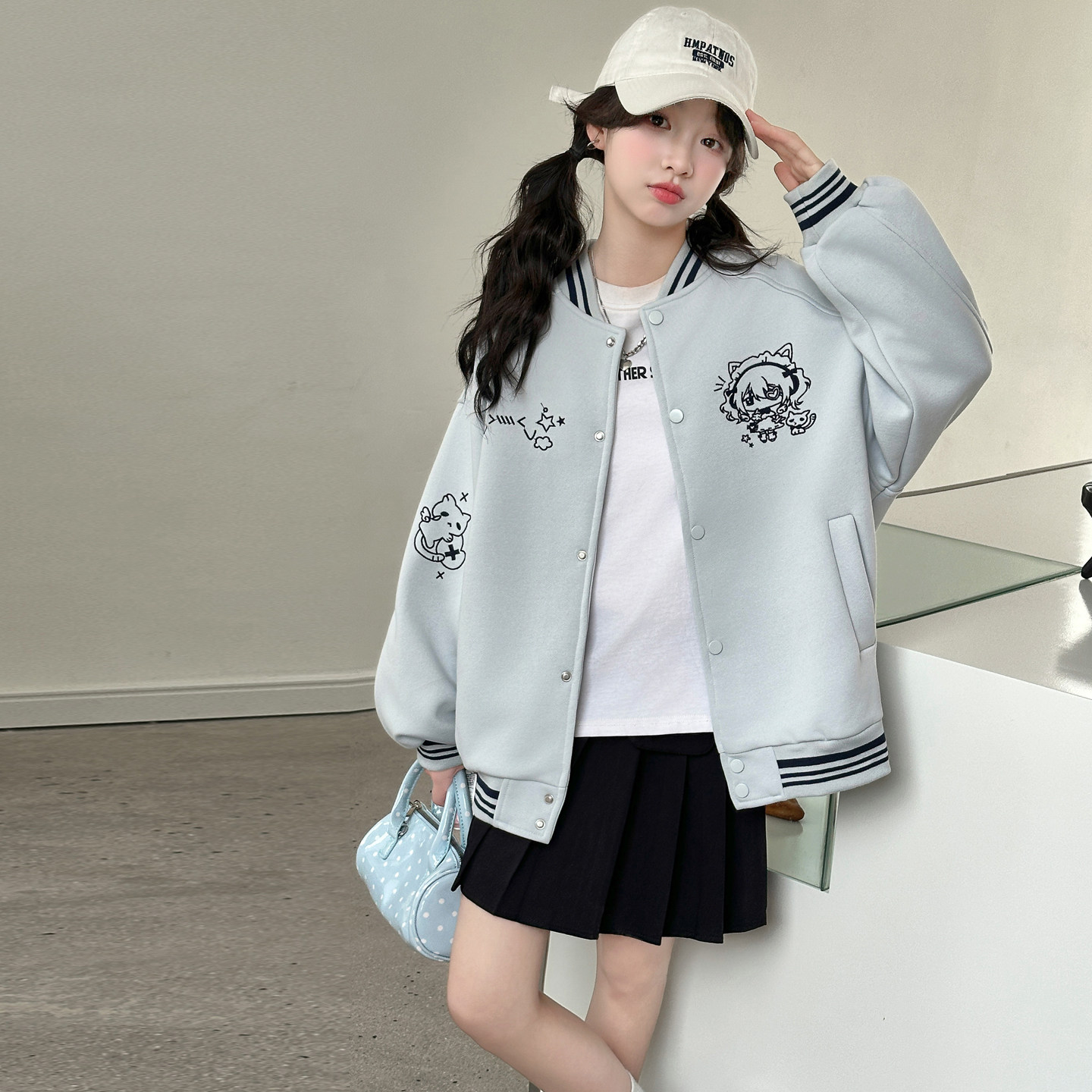 【官方正品】女童休闲棒球服外套