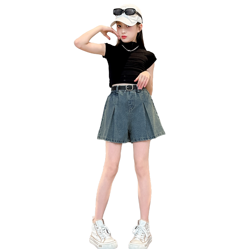 【专柜品质】女童夏季牛仔短裤