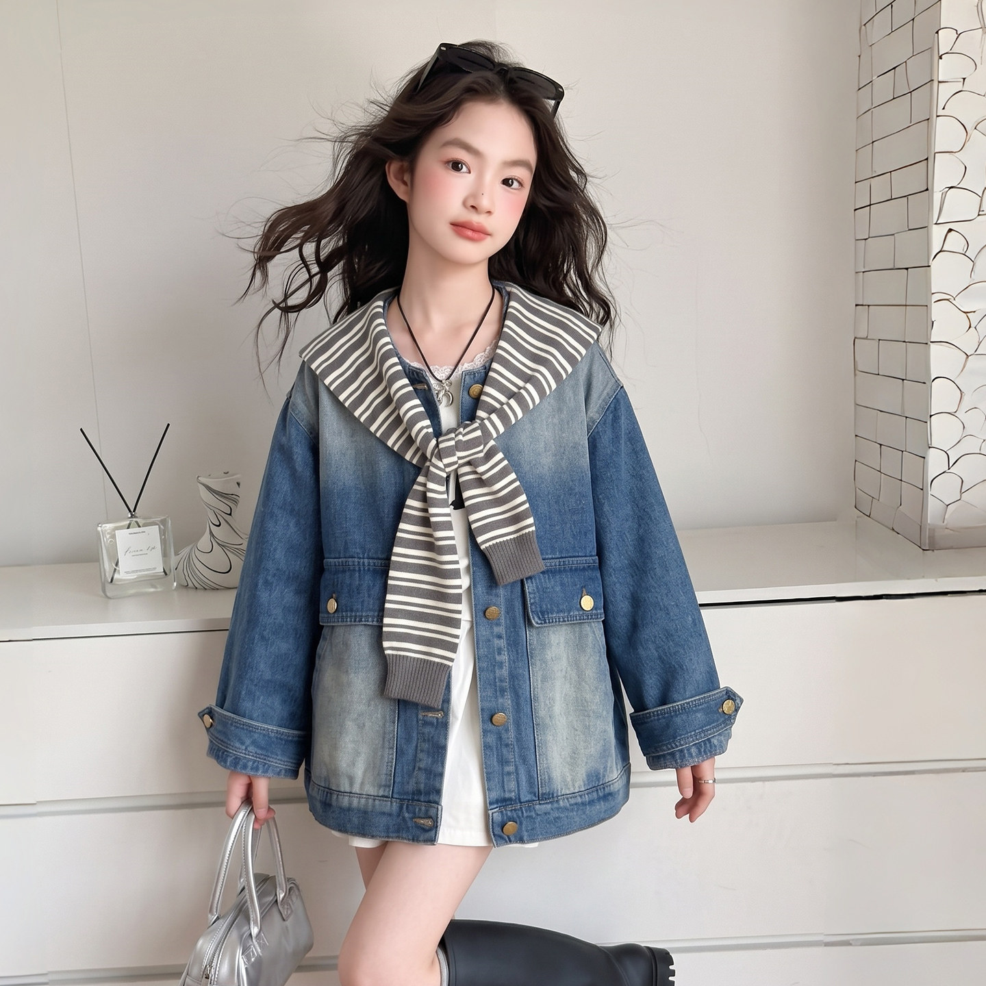 【热销榜牛仔外套】春秋新品