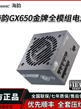 海韵电源CORE GX650W电脑台式机电源750W金牌全模ATX3.1主机850W