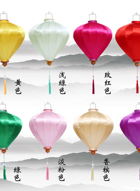 户外网红新年街道古镇挂饰布置钻石古风中国防水越南装饰灯笼花灯
