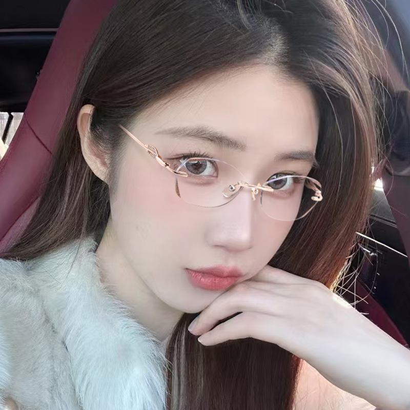 超轻近视眼镜女防蓝光