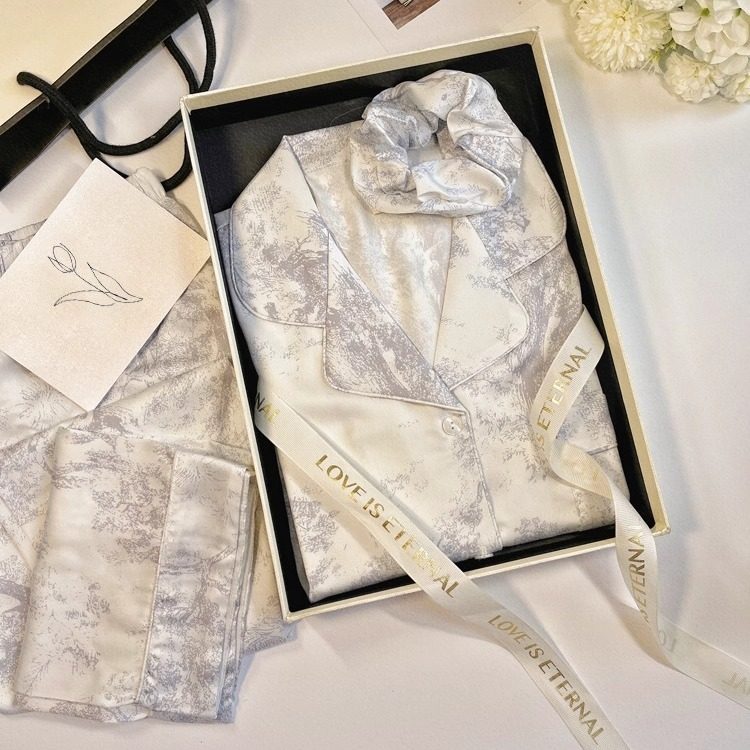 顺丰包邮真丝睡衣女高级感礼盒装