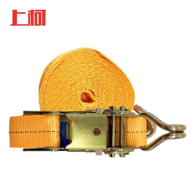 上柯8522双钩集装箱捆绑带涤纶织带货物捆绑带25mmX10m可定制