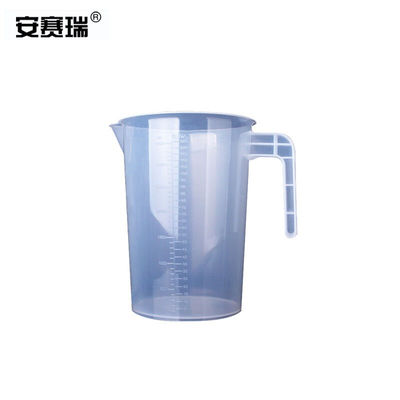 安赛瑞塑料量杯调漆杯刻度杯计量杯带把手量水杯3500ml(200个装)6