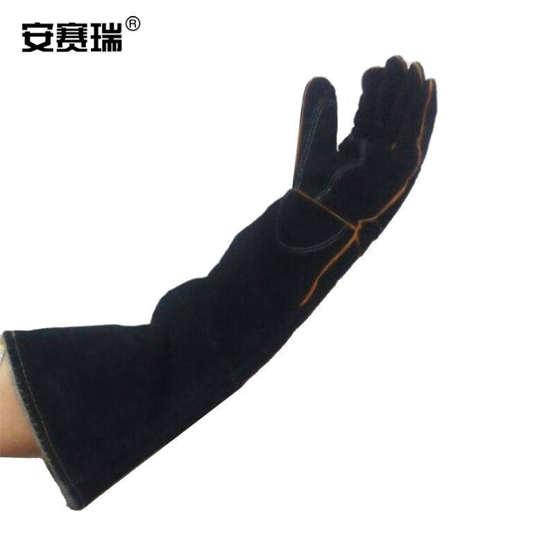 安赛瑞宠物防咬手套三层牛皮防毒蛇咬手套猛犬蝮蛇眼镜蛇五步蛇野