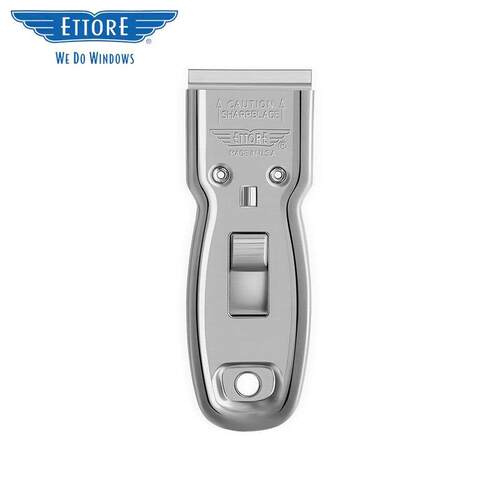 ETTORE4286金鹰进口袖珍铲刀不锈钢小型玻璃刮刀不含刀片