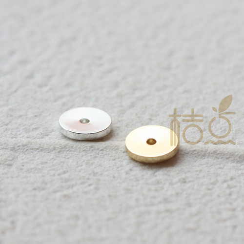 diy饰品铜配件4*1mm镀厚几何图形