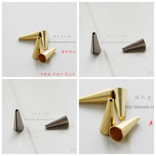 diy饰品黄铜耳环项链花托