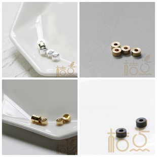 圆柱 DIY饰品铜配件4 中孔 几何图形 3416C 隔片 2mm 隔珠