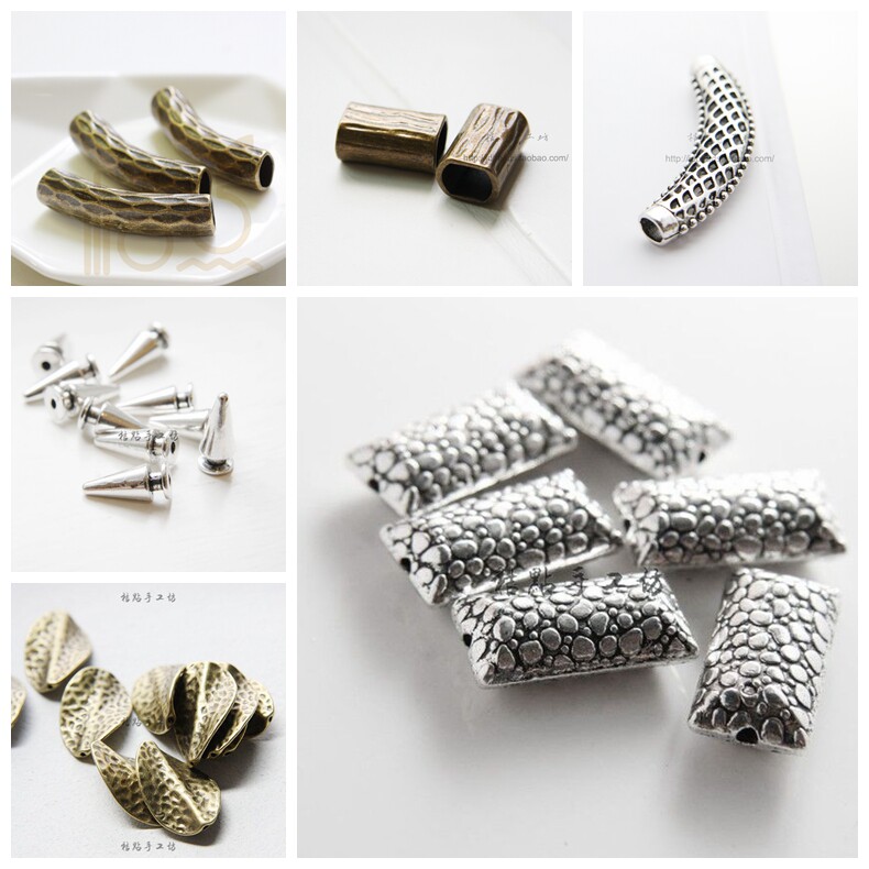 DIY饰品合金配件 配珠 弯管 古银 古青铜 复古大孔隔珠 配饰(A34),饰品/流行首饰/时尚饰品新,其他DIY饰品配件,淘宝优惠券,粉丝福利购,淘宝优惠卷