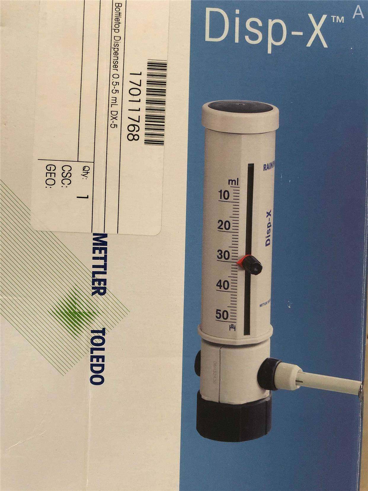 rainin瑞宁瓶口分液器17011768 disp-x 0.5-5ml 梅特勒移液器促销