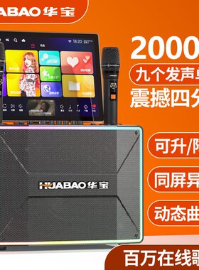 华宝户外广场舞音响带显示屏卡拉