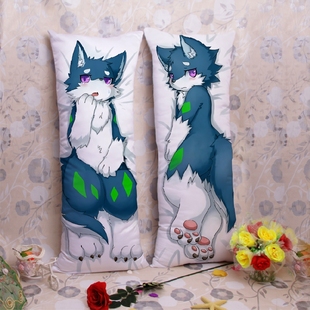 furry兽人兽向 正太 可可洛 呆萌 长等身抱枕来图定制
