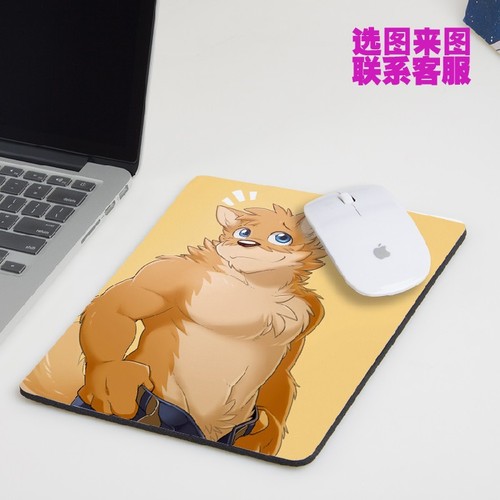 定制做furry兽人大竹键盘鼠标垫