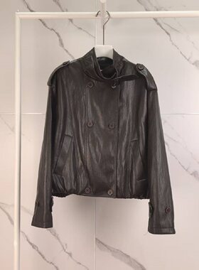 伊芙丽商场同款2026春新款设计感时尚百搭皮衣外套女1H2110071