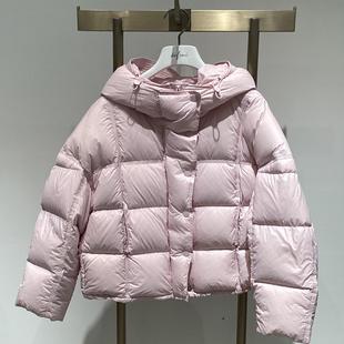 云霜粉羽绒服短款 新款 伊芙丽2025冬季 棉服1GA380251Q 商场同款