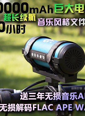 自行车蓝牙音箱手电骑行音响低音