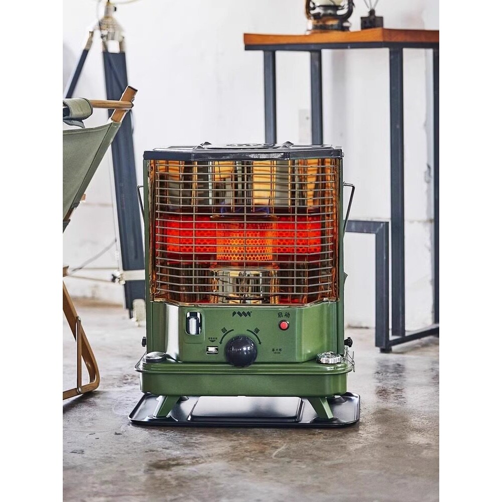 藤次郎S85取暖炉户外便携采暖炉篷取暖器燃油取暖室内户外露营帐