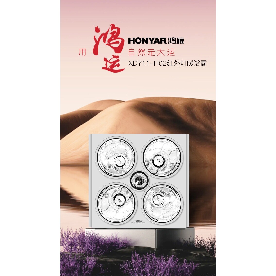 鸿雁灯暖浴霸卫生间厕所传统浴霸