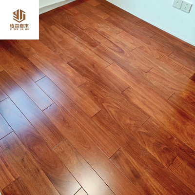 香脂木豆红檀香A级翻新纯实木地板高端原木地热锁扣环保室内家用