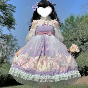 猫与情书lolita裙子学生甜美可爱软妹小清新洛丽塔jsk吊带连衣裙