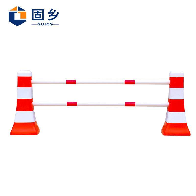 固乡隔离墩防撞桶分流水马塑料围栏道路护栏交通设施红白隔离墩*2