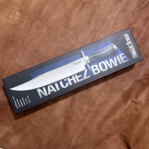 冷钢 39LMB4 NATCHEZ BOWIE 4034ss米卡塔柄 纳切兹 刀箱刀纸盒