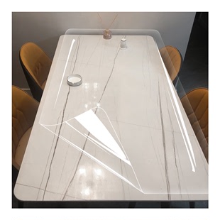 桌面保护膜实木家具耐高温防烫茶几透明大理石岩板台面餐桌子贴膜
