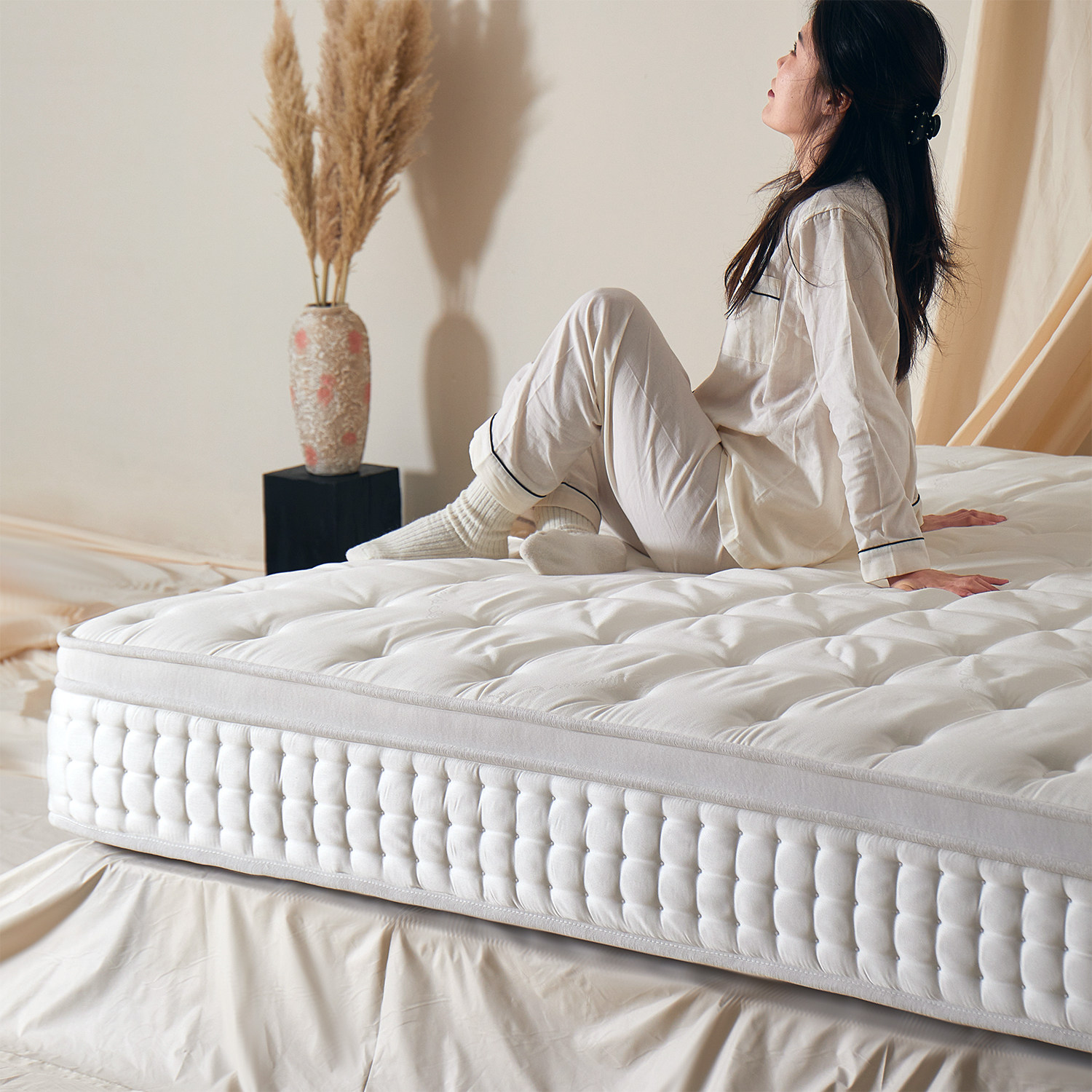 息刻X3s 弹簧床垫mini小弹簧护脊护腰无乳胶无海绵主卧双人床垫