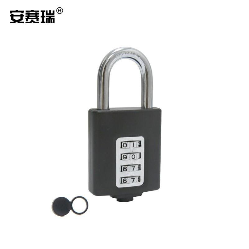 安赛瑞锌合金密码挂锁4位防水防锈大门锁多用途密码挂锁520222