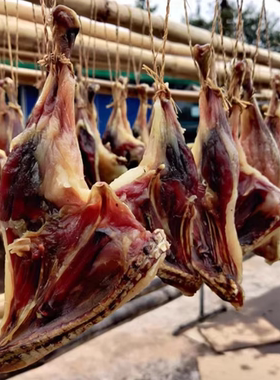 南雄二塘腊鸭腿韶关板鸭腿粤北腊味风干农家2025新鲜日晒打霜包邮