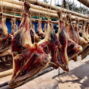 南雄二塘腊鸭腿韶关板鸭腿粤北腊味风干农家2025新鲜日晒打霜包邮
