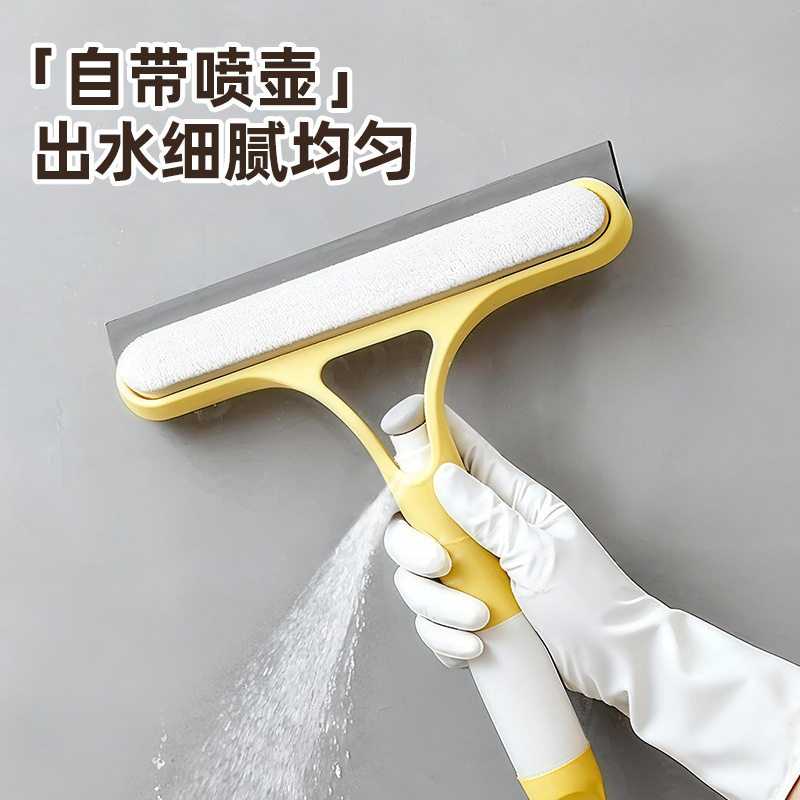 擦玻璃神器家用玻璃刮三合一刮水板保洁专用清洁镜子工具刮刷两用
