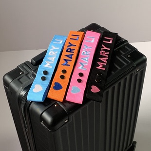 金属扣行李牌定制名字牌个性挂件韩国大学生旅行箱姓名牌挂饰防丢