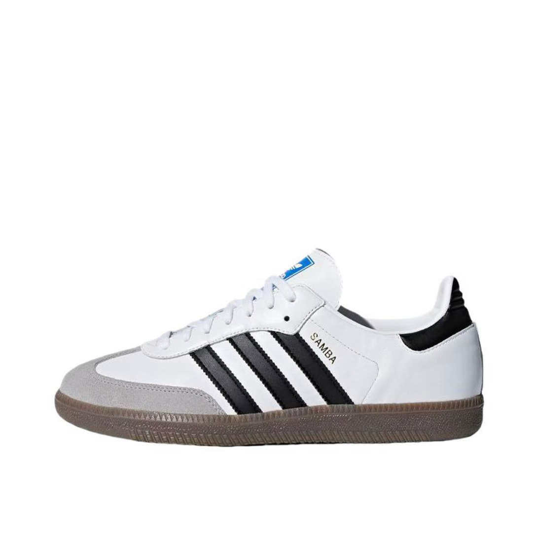 胖飞人体育-adidas originals SAMBA OG 柔软鞋面 低帮 板鞋