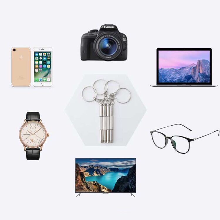 迷你多功能螺丝刀眼镜鼻托手表调节一字十字便携多用工具设计实用