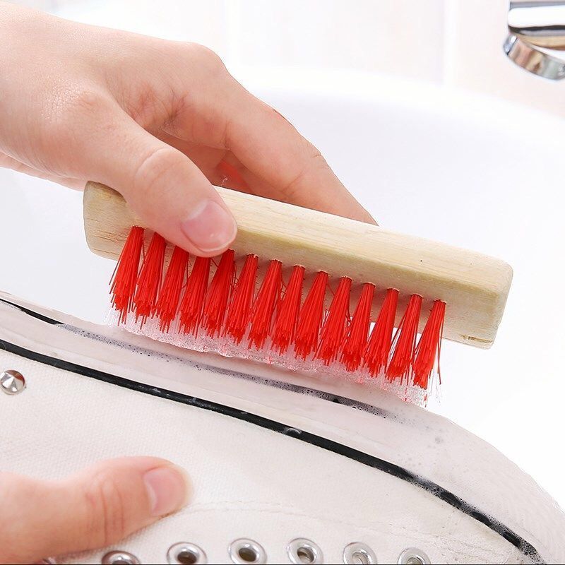 天然竹制鞋刷子硬毛多功能家用便携清洁刷洗鞋地毯衣物实用工具