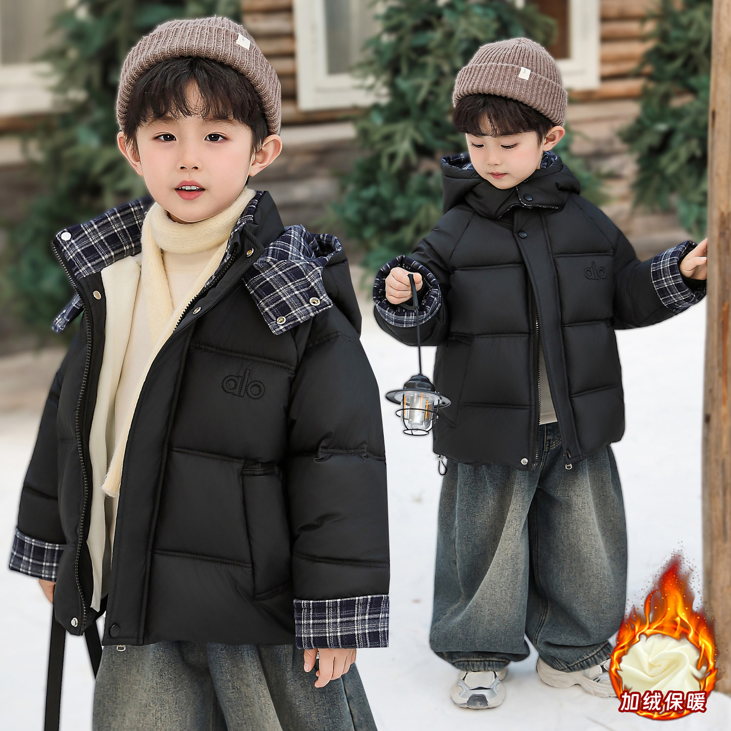 男童冬季羽绒棉服2025新款儿童冬装加绒加厚棉袄外套洋气宝宝棉衣,童装/婴儿装/亲子装,棉袄/棉服,淘宝优惠券,粉丝福利购,淘宝优惠卷