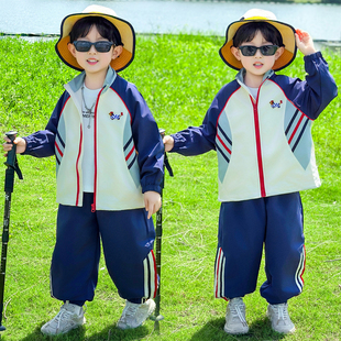 男童春装套装2026新款酷帅韩版男孩儿童春秋季休闲运动两件套衣服