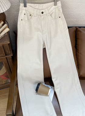 直筒牛仔裤女士 保罗彼得专柜同款长裤百搭简约时尚BLFAN00680