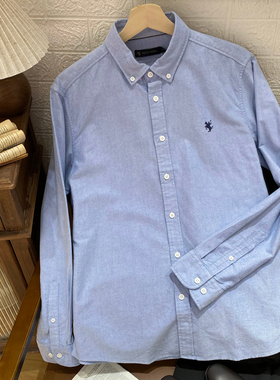 保罗彼得 专柜正品男式翻领长袖衬衫 全棉 商务休闲YWECC00212