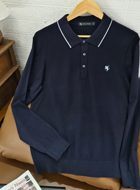 保罗彼得专柜正品2025年男士秋季针织衫舒适简约百搭MMECZ00570