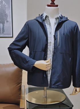 保罗彼得专柜正品25年新款男士夹克商务休闲 舒适简约 RREA76290