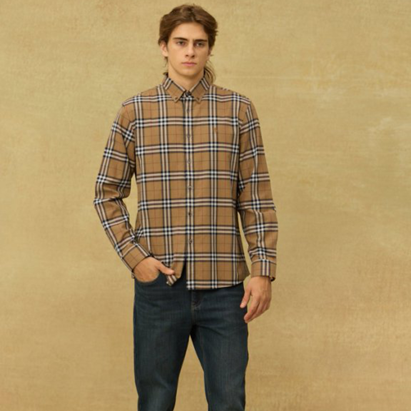 DIVPOLO男士长袖衬衫