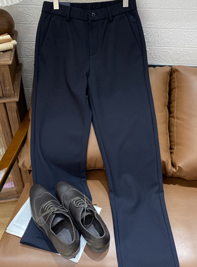 保罗彼得 专柜正品KGECK00140 秋新款男式羽丝绒丝休闲裤百搭长裤