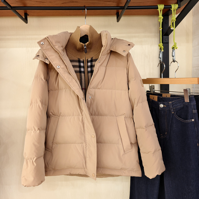 女式连帽羽绒服面包服时尚保暖