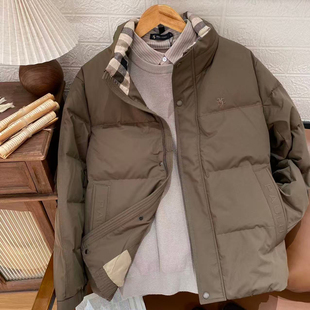 保罗彼得专柜正品新款冬季男士羽绒服立领纯色休闲百搭DLEDR00072